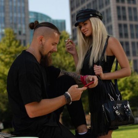 Nata Lee and her boyfriend Mavrin Maalouf